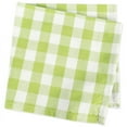 thumbnail image 3 of Napkin Green Apple-White Check (Set of 6), 3 of 3