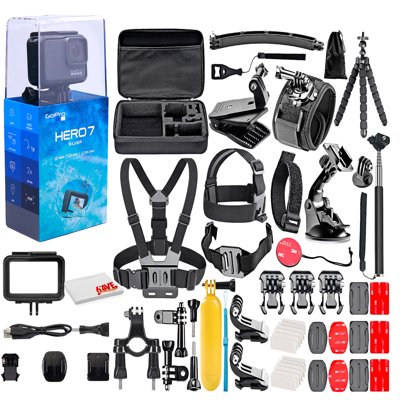 Buy Gopro Hero7 Silver 4k Waterproof Action Camera With 50 Piece Accessory Kit Online In Poland