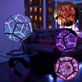 thumbnail image 1 of Dodecahedron Color Art Light Usb Exquisito Cool Infinite Lamp Interior Telón de fondo Decoración Navidad,11 Feliz Sencillez, 1 of 5