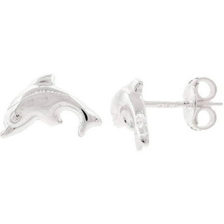 Pori Jewelers Sterling Silver Dolphin Stud Earrings Pori Jewelers Sterling Silver Dolphin Stud Earrings