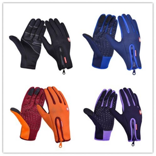 Gants de Course Extérieurs Hommes Femmes Modèles Plus Chauds Gants en Polaire Écran Tactile Gants de Cyclisme Chauds