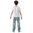 thumbnail image 5 of FORMRS Kids Pajama Pants with Pockets Size 11-12Y Boys Lounge Sleep Bottoms, Green Flourishing Garden, 5 of 8