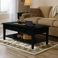 thumbnail image 2 of International Concepts Spencer Black Wood Coffee Table, 2 of 11