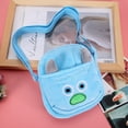 thumbnail image 3 of Bolso de hombro portátil lindo para niños bolso de animales de dibujos animados bolso de bebé para niña azul, 3 of 5