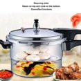 thumbnail image 3 of Small Pressure Cooker, Multi Purpose Aluminum Safety Valves with Steaming Plate Household Stovetop Pressure Canner Soups, Rice, Legumes Cooking for Induction Cooker Gas Stove, 3 of 7