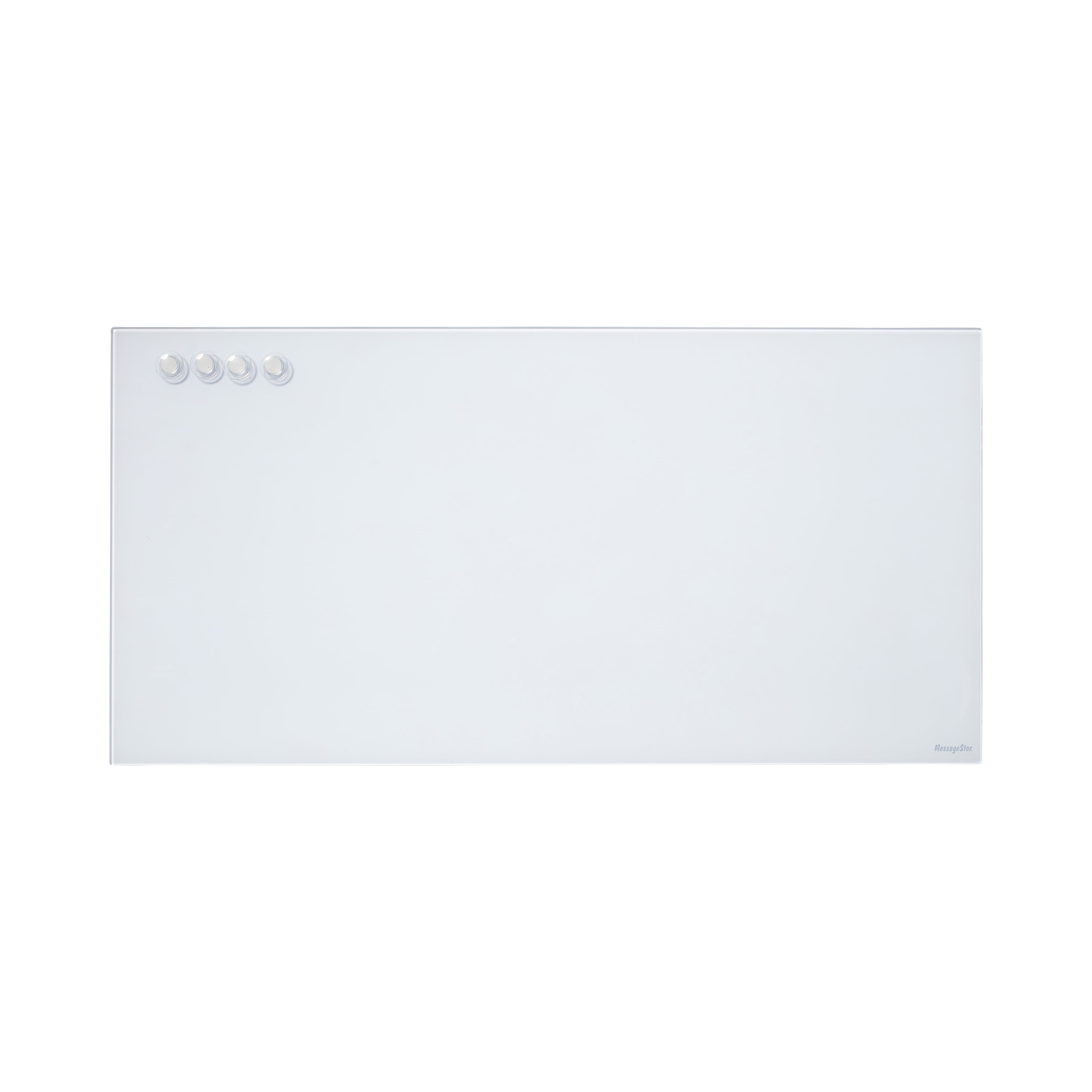 ECR4Kids MessageStor DryErase Glass Board with 18in