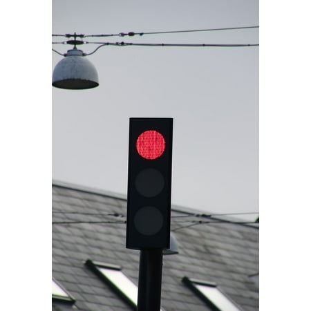 - LAMINATED POSTER Light Stop Signal Lights Red Traffic Lights Poster Print 24 x 36