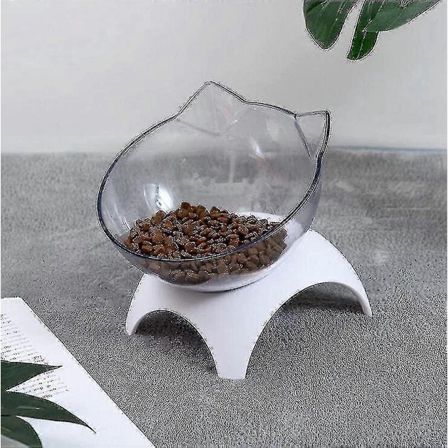 15 comederos elevados para gatos con tapete de silicona, cuenco de plástico con soporte