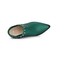 thumbnail image 4 of Unique Bargains Women's Pointed Toe Zipper Stiletto High Heel Ankle Boots, 4 of 7