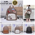 thumbnail image 2 of Coach Mochila De Mujer De Cuero Escolar Nueva Doble Cremallera 4115 5671 Cb, 2 of 4