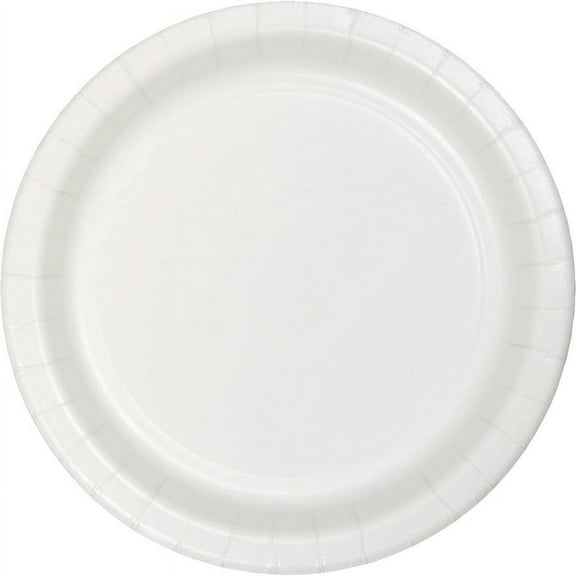 Bright White Paper Banquet Plates, 24-Pack