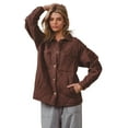 thumbnail image 5 of Garden Naked Quilted Wrinkle Gauze Long Sleeve Shacket, 5 of 5