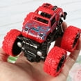 thumbnail image 4 of Fridja 4 Pack Monster Trucks Toys Pull Back Cars Toy for Toddler, Friction Powered Monster Truck ,Cars Birthday for Kids Boys and Girls, 4 of 11