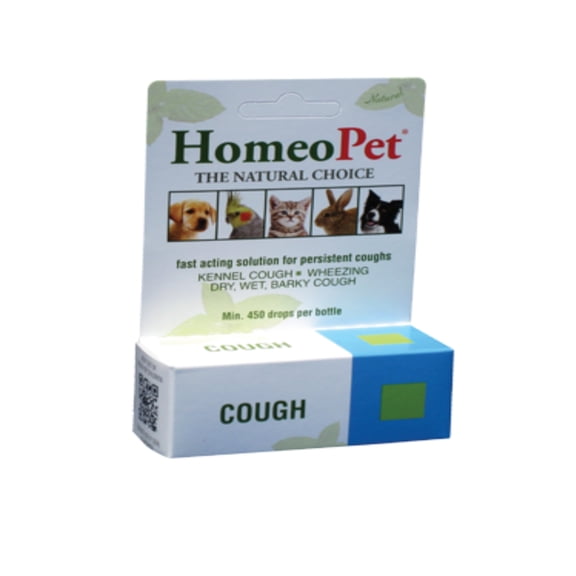 HomeoPet COUGH Respiratory Health Support Drops for Pets, 15 mL