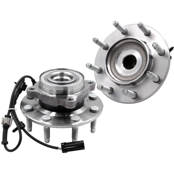 Afa Motors 8Lug 4WD Front Wheel Bearing and Hub Assembly for Chevrolet Silverado Avalanche Suburban GMC Sierra 2500 HD W/ABS 515058