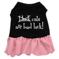 thumbnail image 3 of Halloween Pet Dog  Cat Dress Screen Printed, "Black Cats Are Bad Luck", 3 of 3
