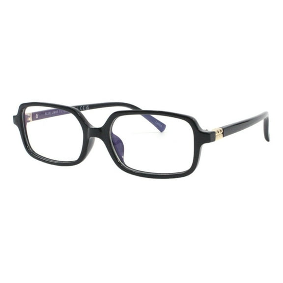 Blue Light Blocker Glasses Women's Classy Rectangular Eyeglasses UV400 Black