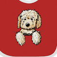 thumbnail image 4 of Inktastic Pocket Goldendoodle Boys or Girls Baby Bib, 4 of 4