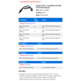 thumbnail image 2 of Oxygen Sensor - Compatible with 2002 - 2010 Honda Odyssey 2003 2004 2005 2006 2007 2008 2009, 2 of 2