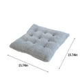 thumbnail image 3 of Hiroekza Seat Cushions For Home Use, Tufted Corduroy Floor Cushions For Living Room Tatami, Chair Cushions, 16 Inch Clearance, 3 of 6