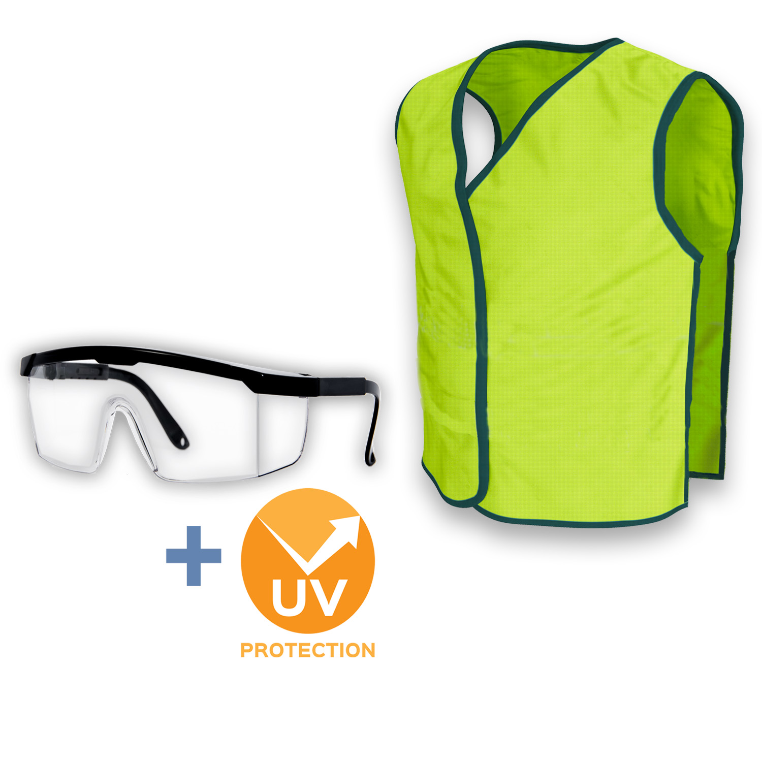 high visibility safety glasses