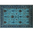 thumbnail image 1 of Ahgly Company Indoor Rectangle Oriental Light Blue Traditional Area Rugs, 2' x 3', 1 of 4