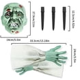 thumbnail image 3 of Halloween Ground Insertion Skull Garden Decoration Garden Insertion Three-piece Set, 3 of 6
