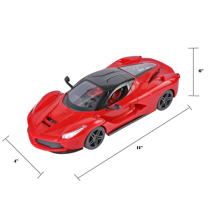 RC Car 1 16 Scale Remote Control High Speed Racing Car Toy Model Vehicle for Boys Girls Kids Auto Open and Close Doors Walmart