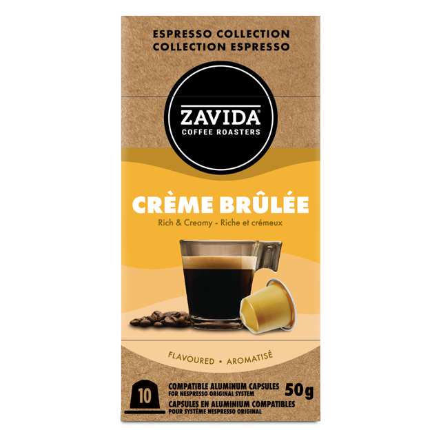 Zavida Espresso Capsules Creme Brulee (10)
