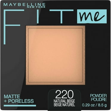 Maybelline Fit Me Matte   Poreless Pressed Powder - 220 Natural Beige - 0.29oz