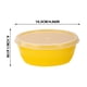 thumbnail image 5 of Juego de 4 recipientes herméticos para almacenar alimentos con tapas, apilables, para preparar comidas y organizar el refrigerador, diseño hermético sin BPA. Aestivo | Amarillo | AESTIVO, 5 of 7