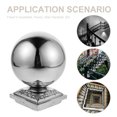 thumbnail image 3 of WEUVEB Bolas Decorativas Resistentes Para Interiores De Inoxidable Plata, 3 of 8