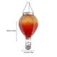 thumbnail image 4 of Globo Aerostático Linterna Solar Impermeable Llama Parpadeante () Naranja, 4 of 4