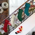 thumbnail image 3 of Christmas Stockings Bulk, Large 18 Inch Burgundy, Ivory, Green, White,Purple,Gray and Blue,Cable Knit Stocking for Xmas Holiday Decoration, 3 of 7