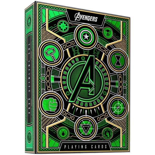 Teoría de las cartas 11 Avengers Green Edition Infinity Saga