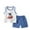 Blue, variant on Fengyings Toddler Boy Girls 2Pcs Summer Outfits Kids Cute Print Clothes Sleevless Tank Tops & Shorts Two Piece Set