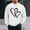 White, variant on Blczomt Graphic Big and Tall Sweatshirt Valentines Day Pullover Sweatshirt Crewneck Fall Winter Pink Long Sleeve Fashion