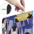 thumbnail image 4 of FMSHPON Dog Bulldog Dog Abstract Clipboard Hardboard Wood Nursing Clip Board and Pull for Standard A4 Letter 13x9 inches, 4 of 8
