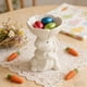 thumbnail image 1 of Platos de postre de cerámica con forma de conejito de Pascua | Platos decorativos pequeños para dulces y joyas | Decoración adorable para el hogar para niños y adultos | Rosa y blanco, 1 of 7