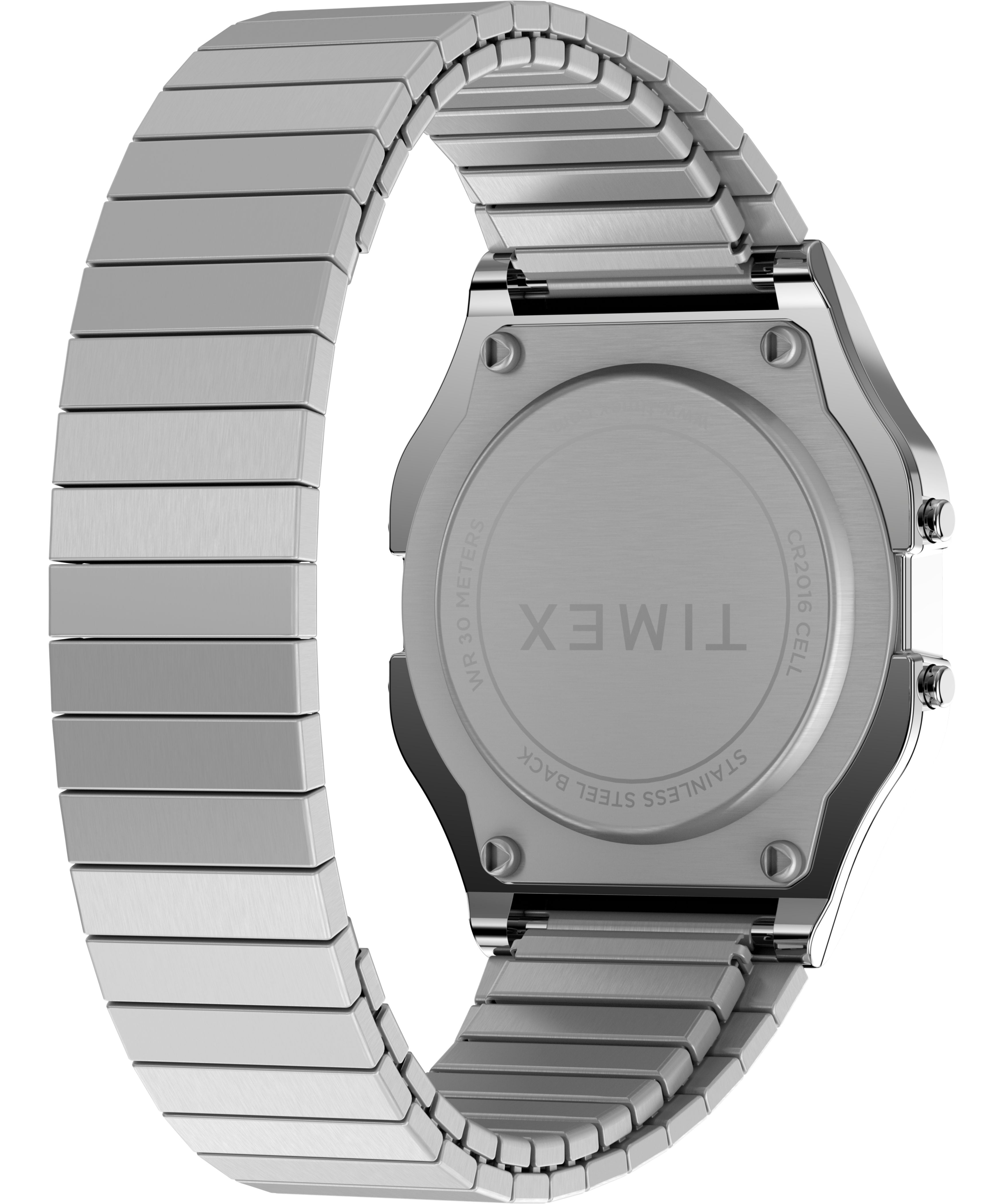 Timex Men's Classic Digital Military Style Watch, Silver-Tone