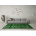 thumbnail image 3 of Ahgly Company Indoor Square Persian Emerald Green Traditional Area Rugs, 7' Square, 3 of 4