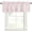 Pink, variant on Light Grey Valances for Windows Farmhouse Kitchen Curtains Valances Rod Pocket Valance Curtains for Kitchen Windows Farmhouse Striped Modern Artwork Window Valances for Bathroom Bedroom 60"x18"