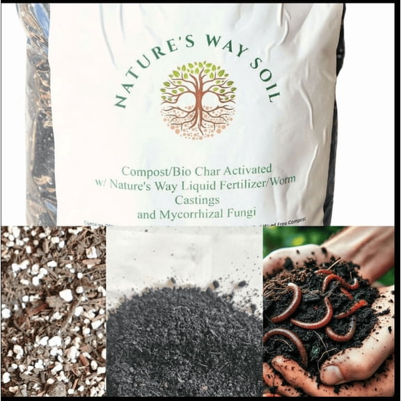Nature's Way Soil Living Compost Fertilizer, 50 lbs