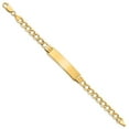 thumbnail image 2 of 14K Yellow Gold bracelet ID Curb 8 in 5.9 mm Link 5.9mm, 2 of 3