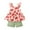 Pink watermelon, variant on Younger Tree Baby Girl Clothes Outfits Summer Sleeveless Ruffle Bowknot Dress Top Shorts Set 2PCS for 18-24 Months