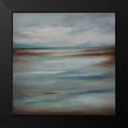 thumbnail image 2 of Hinz 12x12 Black Modern Framed Museum Art Print Titled - Swiftly, 2 of 5