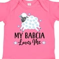 thumbnail image 4 of Inktastic My Babcia Loves Me Boys or Girls Baby Bodysuit, 4 of 5