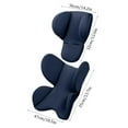thumbnail image 3 of New Born Car Seat Head Support Head Neck Seat Insert Pad Soft Stroller Cushion Pads Car Seat Insert Cushion Pad Carseat Head & Body Support For Carseats Pushchair Pram Sit Fit Cushion Swivel Seat, 3 of 8