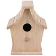 thumbnail image 1 of Wooden Bird House Breeding Box Hanging Nesting Box Pet Supplies for Parrots Budgies and Small Birds, 1 of 4