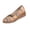 Orange, variant on Women Wedge Pumps Abstract Brick Print Fabric Espadrille Sole Slip On Closed Toe Plus Size Shoes Spring Summer Beach Casual,Blue